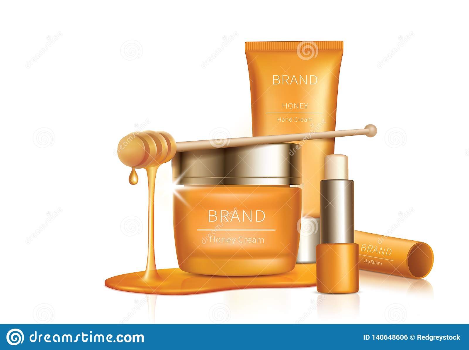 Juego de cosméticos de miel
